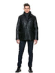 Men's Black Leather Jacket VENTURA | Sly & Co
