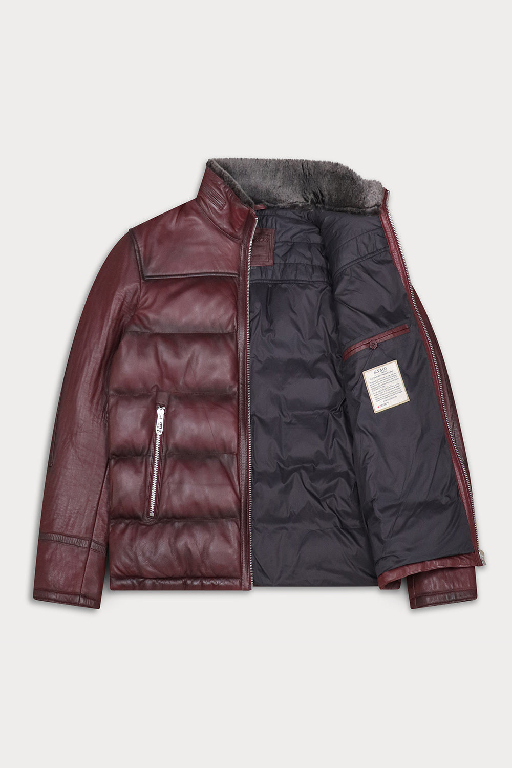A quilted leather jacket - KING From slY&CO