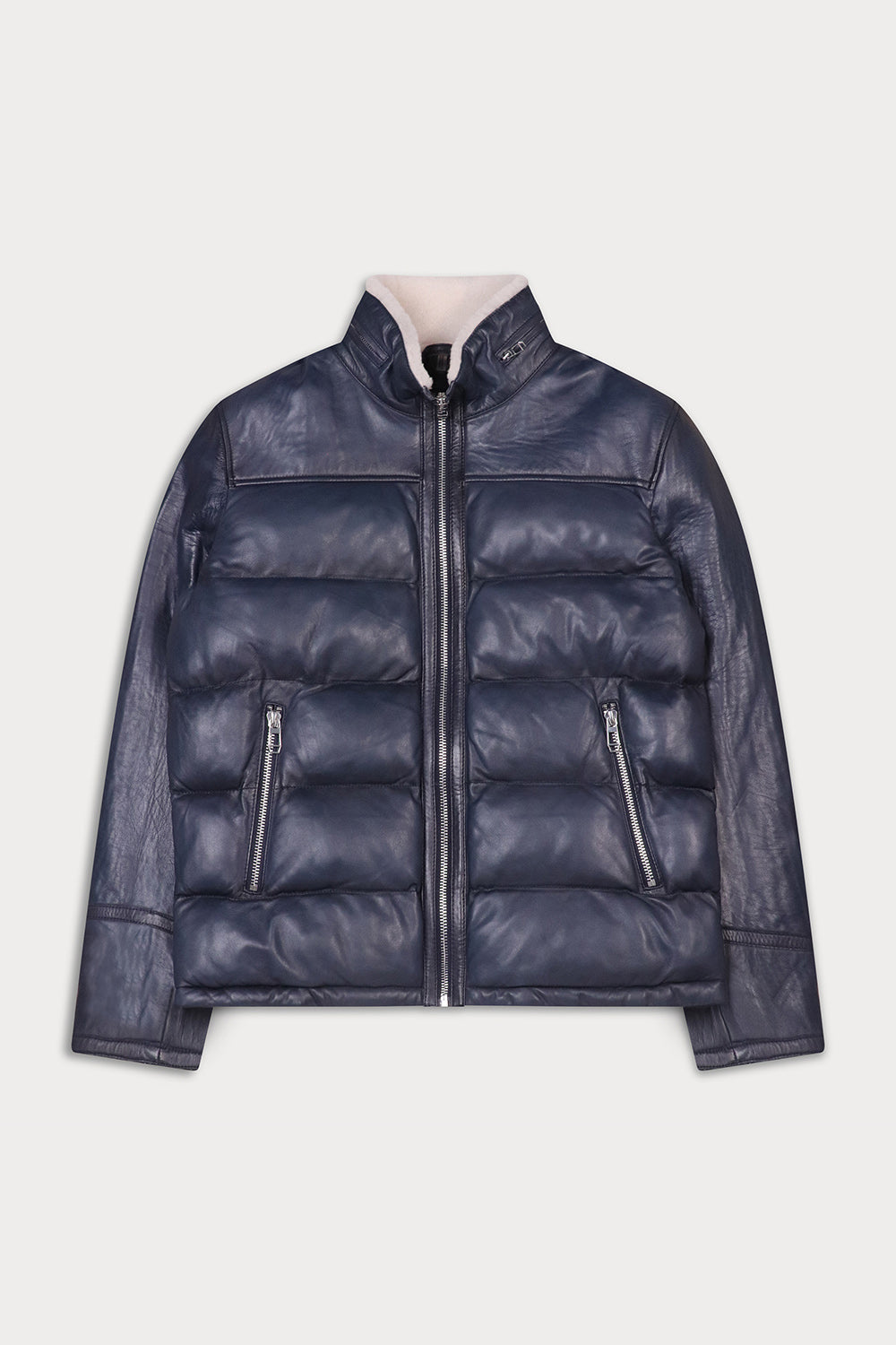 A quilted leather jacket - KING From Sy&Co