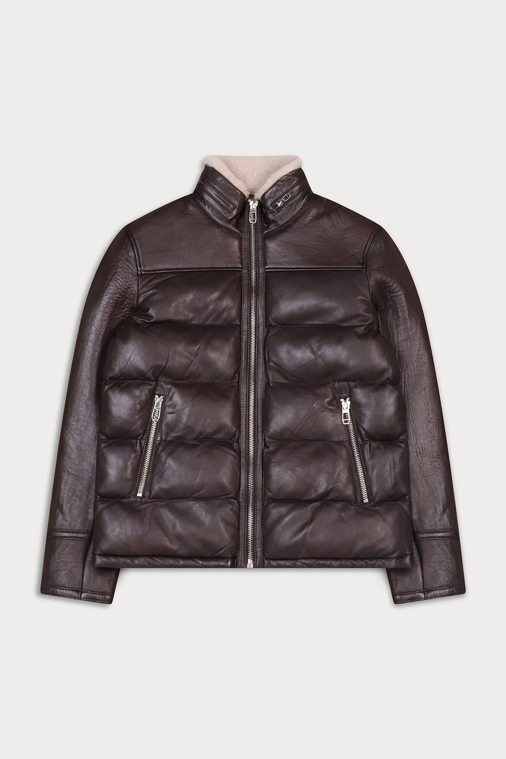 A quilted leather jacket - KING From Sy&Co