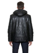 Men's Leather Jacket with Hood | EDWARD | Sly & Co